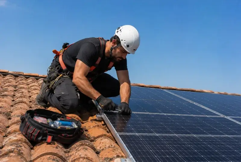 Maintenance et monitoring de panneaux solaires à Boissezon