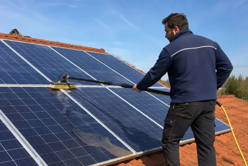 Nettoyage et entretien de panneaux solaires à Boissezon